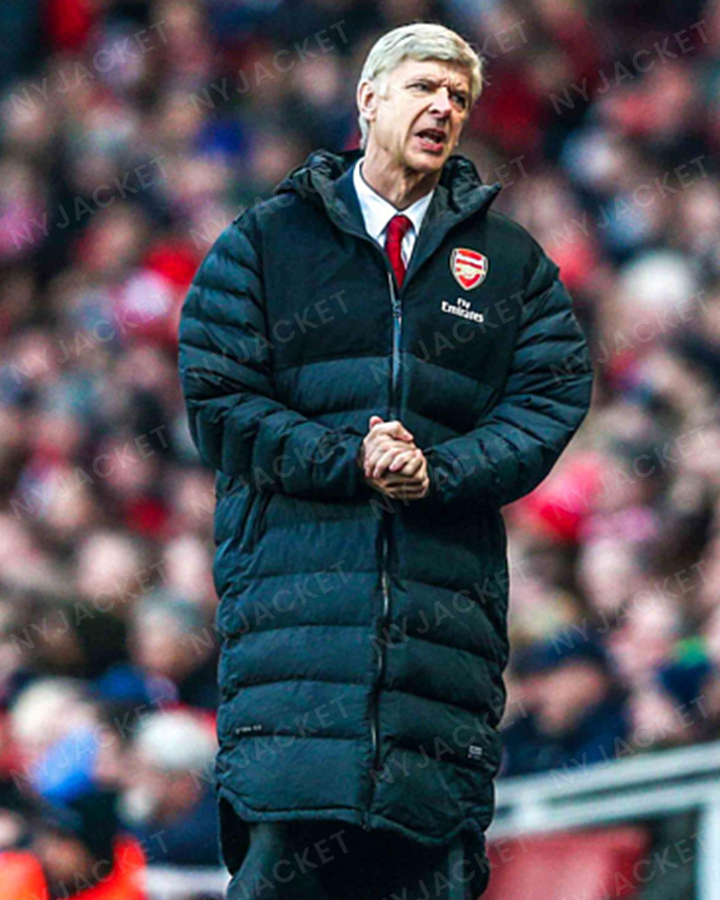 England World Cup 2023 Arsene Wenger Black Coat