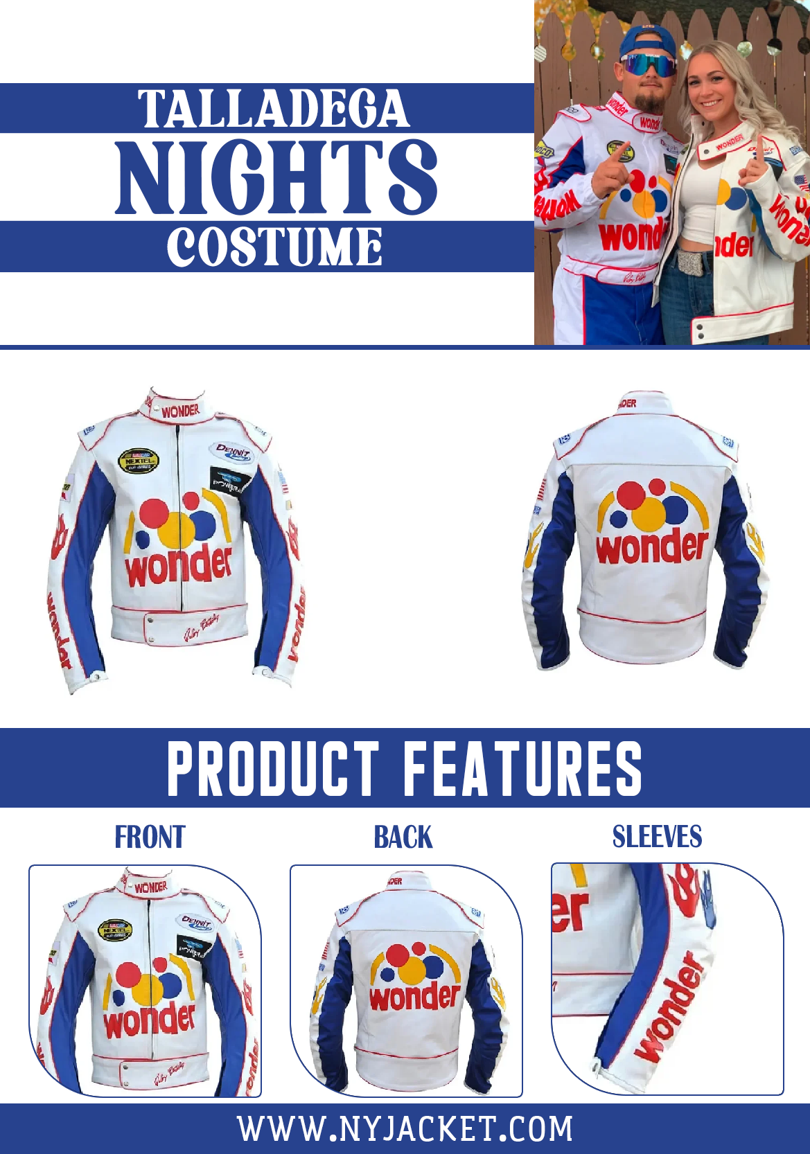 Talladega Nights Costume ny