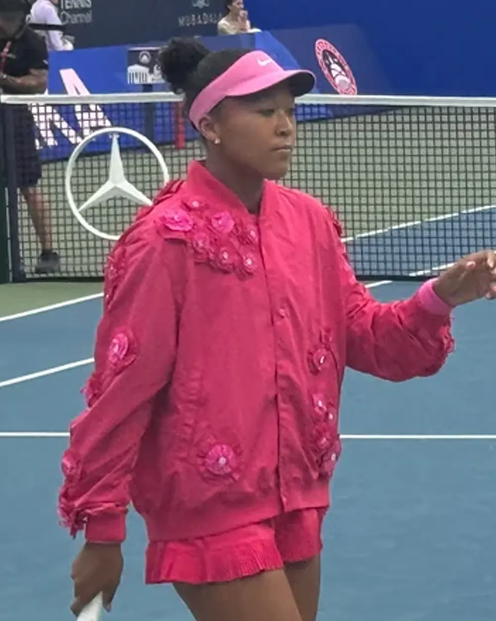 New Naomi Osaka Mubadala Citi DC Open 2026 Pink Jacket