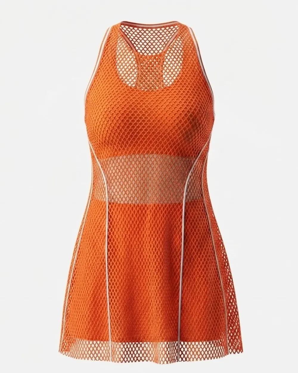 Aryna Sabalenka US Open 2026 Orange Dress